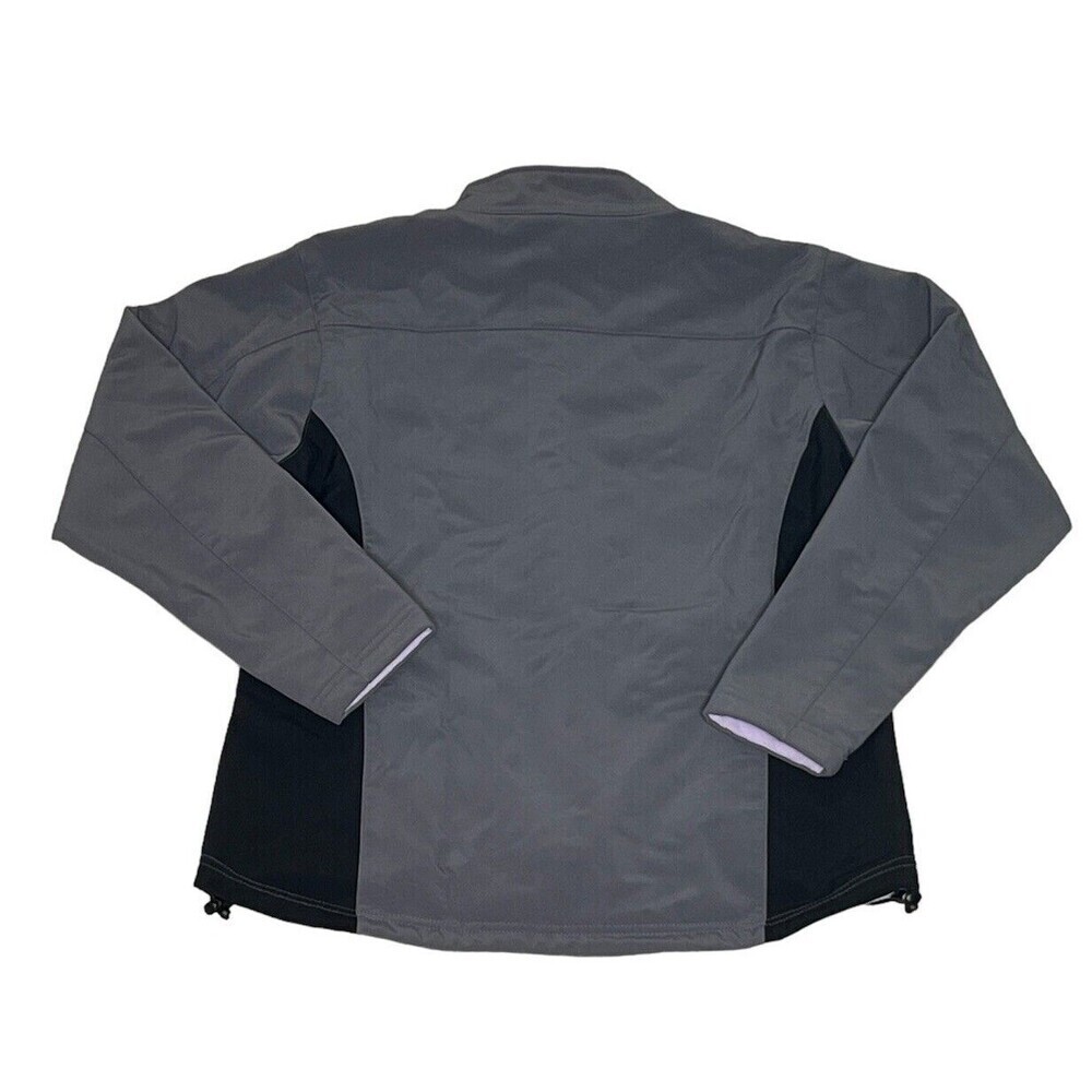 Nina Capri Womens Large Jacket Gray Fleece Lined‎ Nylon - Picture 3 of 7